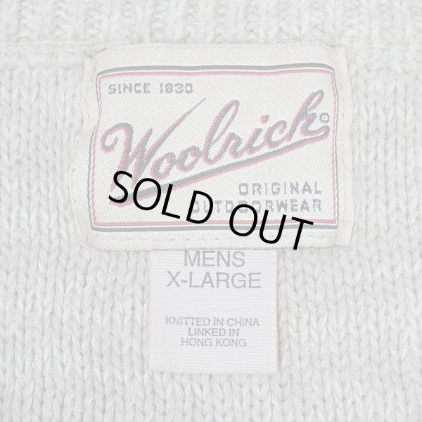 画像2: 90-00's WOOLRICH ヘンリーネック コットンニット (2)