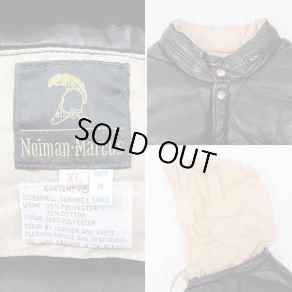 画像4: 80's Neiman Marcus リバーシブルレザーベスト (4)