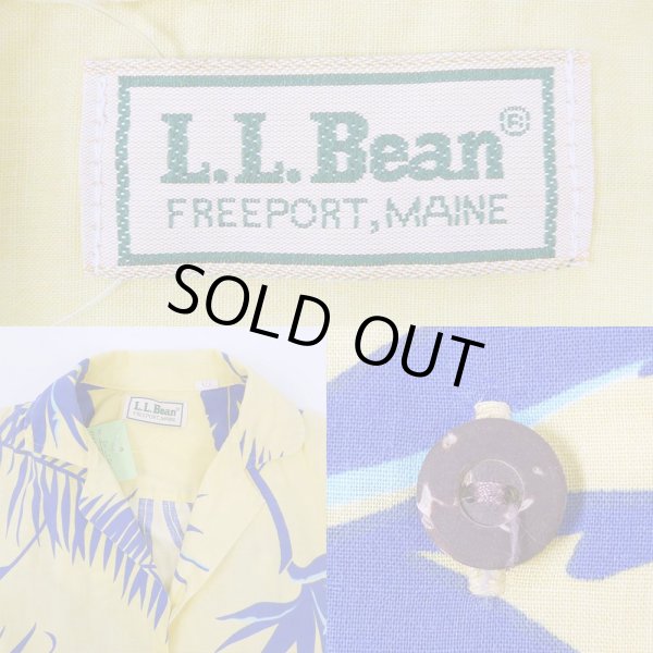 画像3: 80's L.L.Bean オープンカラーシャツ "YELLOW" (3)