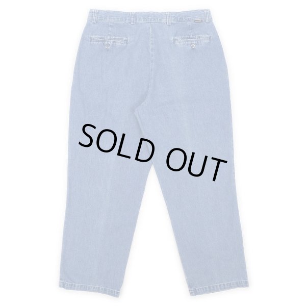 画像2: 00's DOCKERS 2タック デニムトラウザー (2)