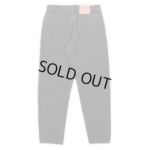 画像2: Early 00's Levi's 550 ブラックデニムパンツ "MADE IN USA" (2)