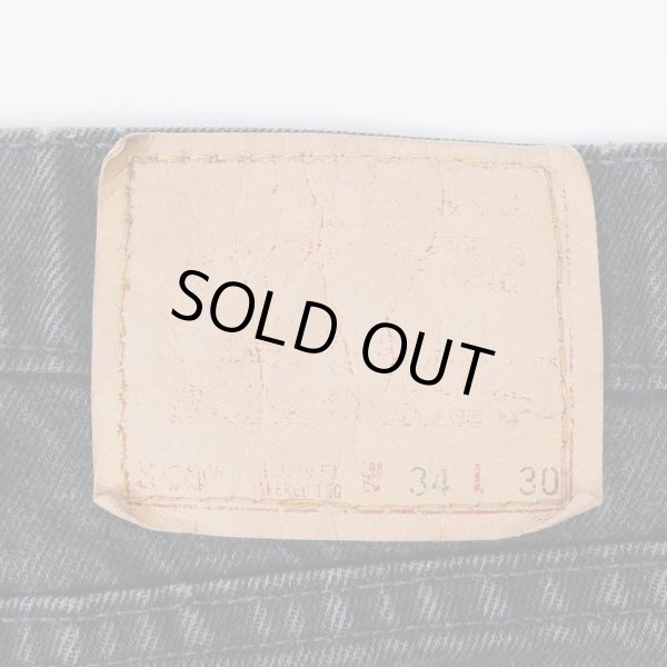 画像3: 90's Levi's 550 ブラックデニムパンツ "W34 L30 / MADE IN USA" (3)