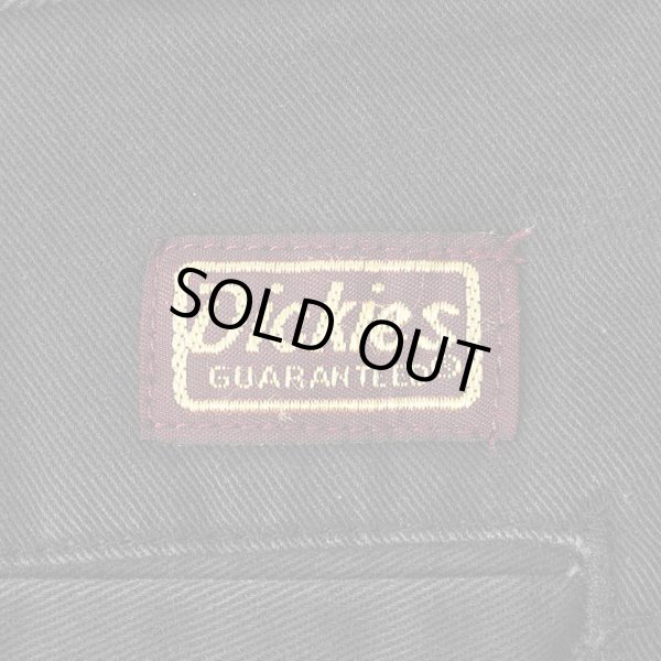 画像3: Early 00's Dickies 2タック チノトラウザー "BLACK" (3)