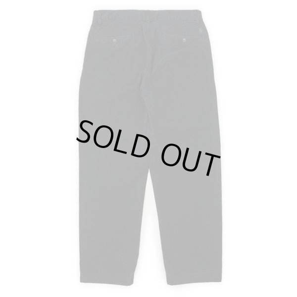 画像2: 90's Polo Ralph Lauren 2タック チノトラウザー "ETHAN PANT / BLACK" (2)