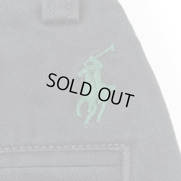 画像3: 90's Polo Ralph Lauren 2タック チノトラウザー "ETHAN PANT / BLACK" (3)
