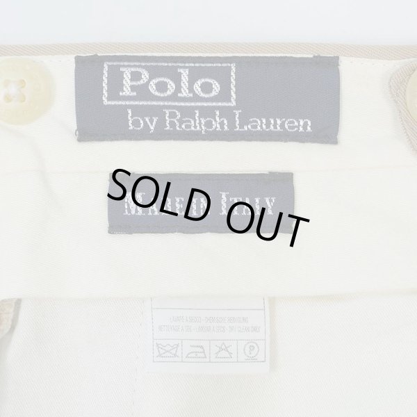 画像3: 90's Polo Ralph Lauren 2タック ウールスラックス "MADE IN ITALY" (3)
