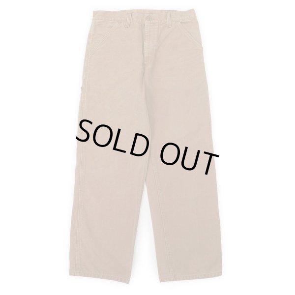 画像2: Early 00's Carhartt ダックペインターパンツ "BROWN / W32 L30" (2)