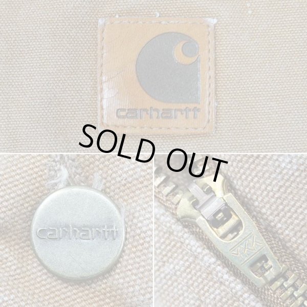 画像4: Early 00's Carhartt ダックペインターパンツ "BROWN / W32 L30" (4)