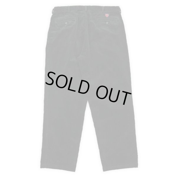 画像2: 90's Polo Ralph Lauren 2タック 太畝コーデュロイトラウザー "POLO GOLF / BLACK" (2)