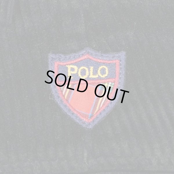 画像4: 90's Polo Ralph Lauren 2タック 太畝コーデュロイトラウザー "POLO GOLF / BLACK" (4)