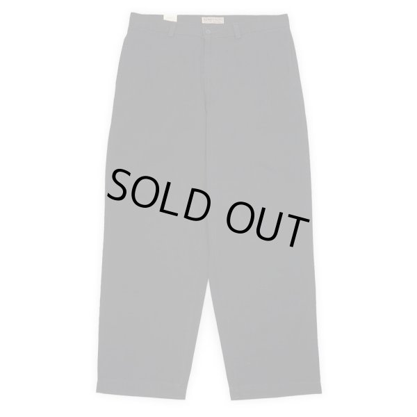 画像2: Early 00's OLD NAVY ノータック チノトラウザー "DEADSTOCK / BLACK" (2)