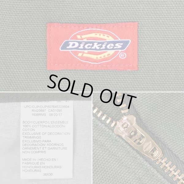画像3: 00's Dickies ダックペインターパンツ "MOSS GREEN / W36 L30" (3)