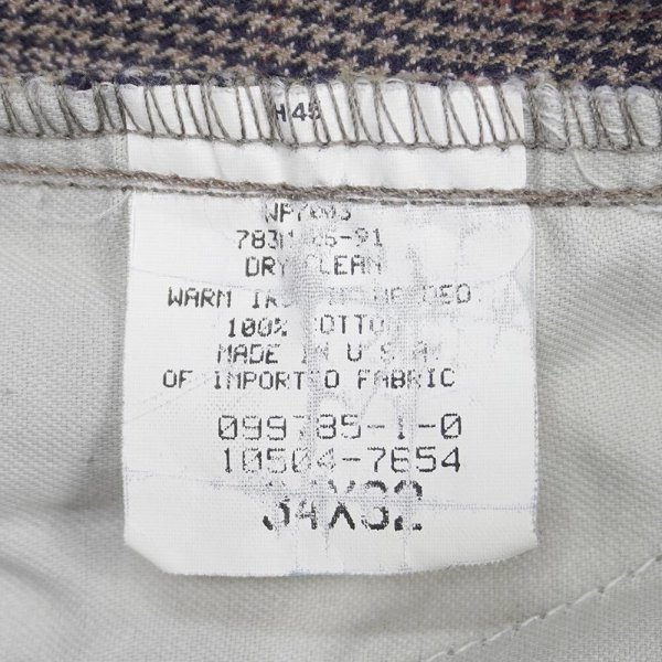 画像4: Early 90's DOCKERS 2タック コットントラウザー "W34 L32" (4)