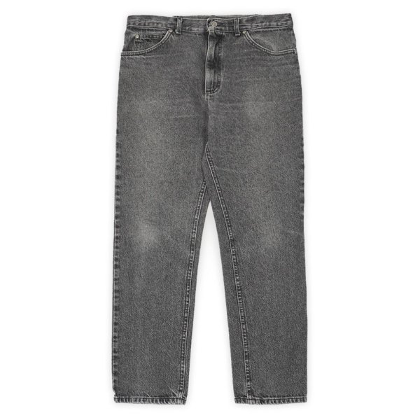 画像1: 80's Lee 209-0109 先染めブラックデニムパンツ "MADE IN USA" (1)