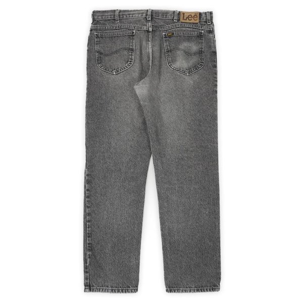 画像2: 80's Lee 209-0109 先染めブラックデニムパンツ "MADE IN USA" (2)