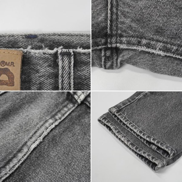 画像5: 80's Lee 209-0109 先染めブラックデニムパンツ "MADE IN USA" (5)