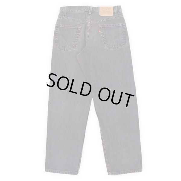 画像2: 90-00's Levi's 550 ブラックデニムパンツ (2)