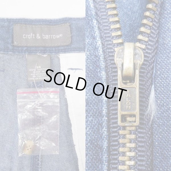 画像3: 00's Croft ＆ Barrow デニムカーゴショーツ “DEADSTOCK” (3)