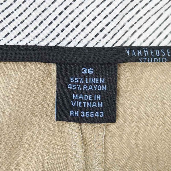 画像3: 00's VAN HEUSEN HBT リネン カーゴショーツ (3)