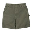 画像1: Early 00's Carhartt ダックペインターショーツ "MOSS GREEN" (1)
