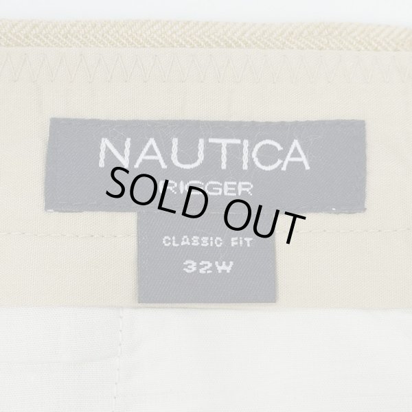 画像3: 00's NAUTICA 2タック リネンショーツ (3)