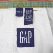 画像3: 90's OLD GAP 2タック コットンショーツ "Multi Stripe Pattern" (3)