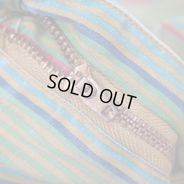 画像4: 90's OLD GAP 2タック コットンショーツ "Multi Stripe Pattern" (4)