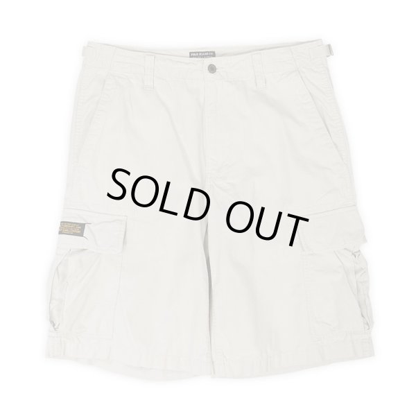 画像1: 90-00's POLO JEANS リップストップカーゴショーツ "OFF WHITE" (1)