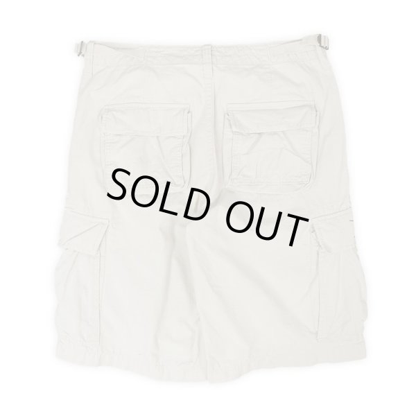 画像2: 90-00's POLO JEANS リップストップカーゴショーツ "OFF WHITE" (2)