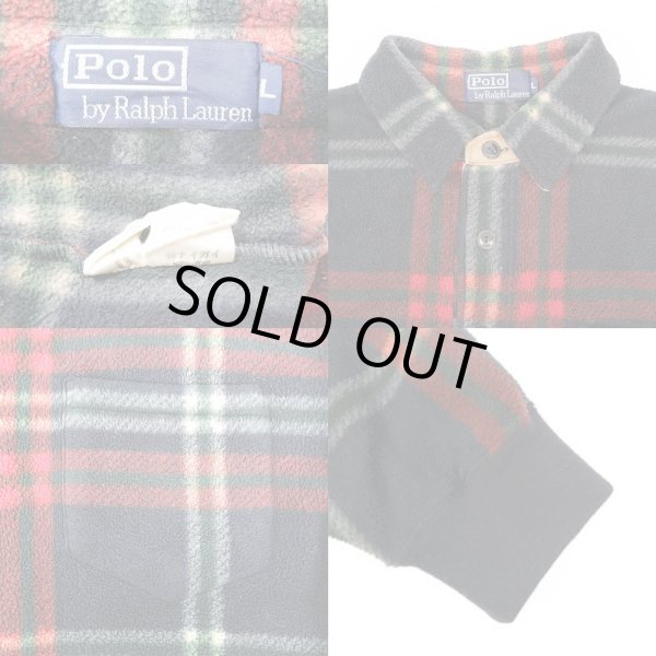 画像3: 90's Polo Ralph Lauren フリース シャツジャケット (3)
