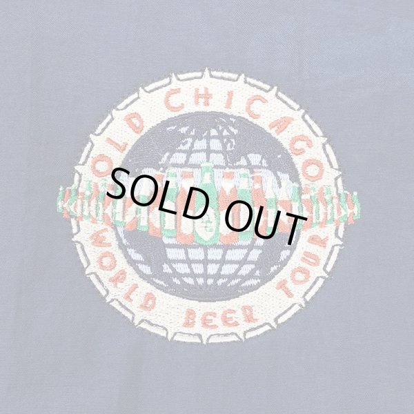 画像4: 90's OLD CHICAGO “WORLD BEER TOUR” ナイロンフーディージャケット (4)