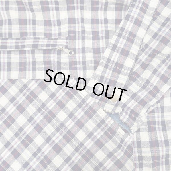 画像4: 90's FASHION BUG マドラスチェック柄 コットンアノラックパーカー (4)