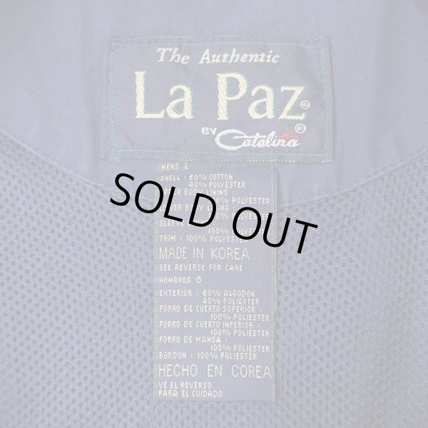 画像2: 90's La Paz by Catalina キャップショルダージャケット "FADE NAVY" (2)