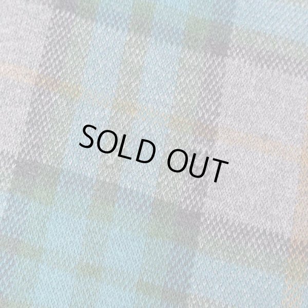 画像4: 90's Eddie Bauer チェック柄 ヘンリーネックカットソー (4)