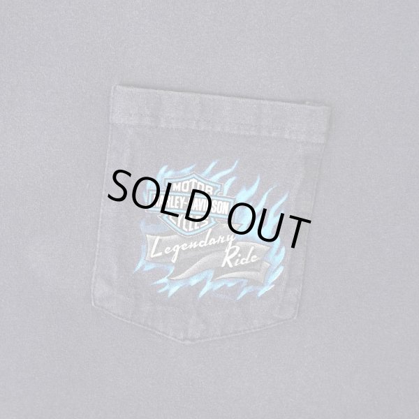 画像4: 00's HARLEY-DAVIDSON 両面プリント ポケットTシャツ "MADE IN USA" (4)