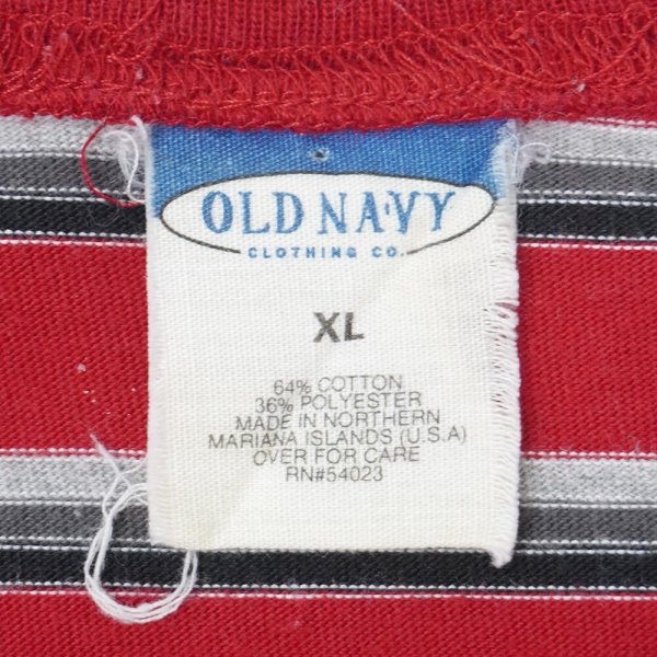 画像2: 90's OLD NAVY マルチボーダーTシャツ (2)