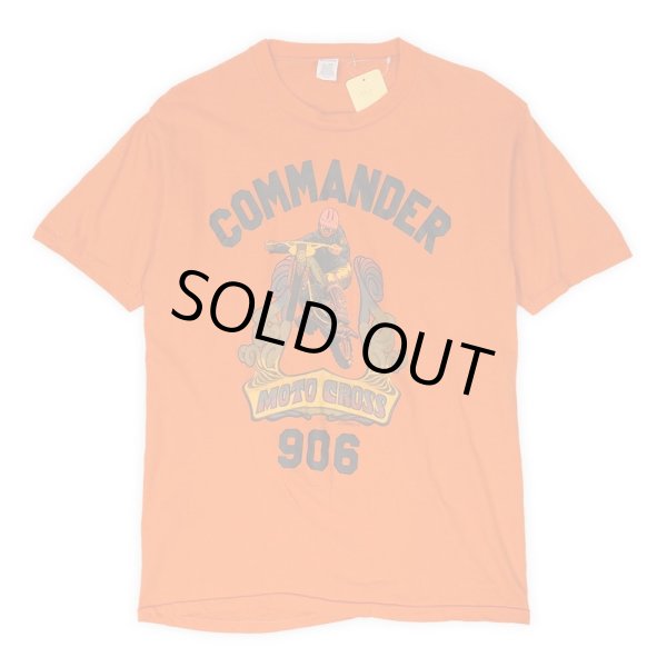 画像1: 70's COMMANDER MOTO CROSS 906 プリントTシャツ "MADE IN USA" (1)