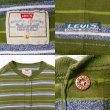 画像2: 90's Levi's マルチボーダー柄 ヘンリーネック Tシャツ (2)