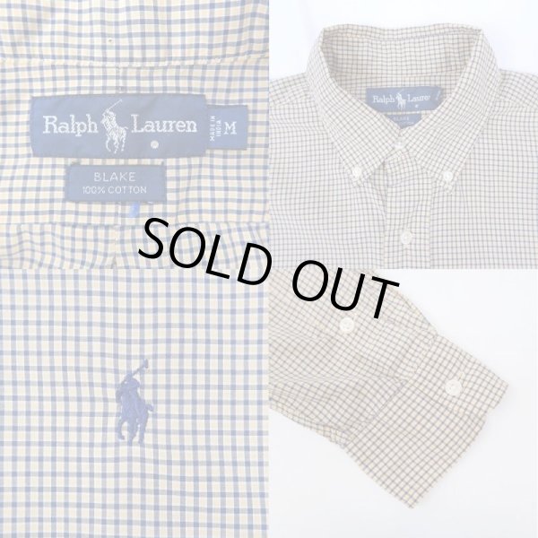 画像3: 90's Polo Ralph Lauren ボタンダウンシャツ "BLAKE" (3)