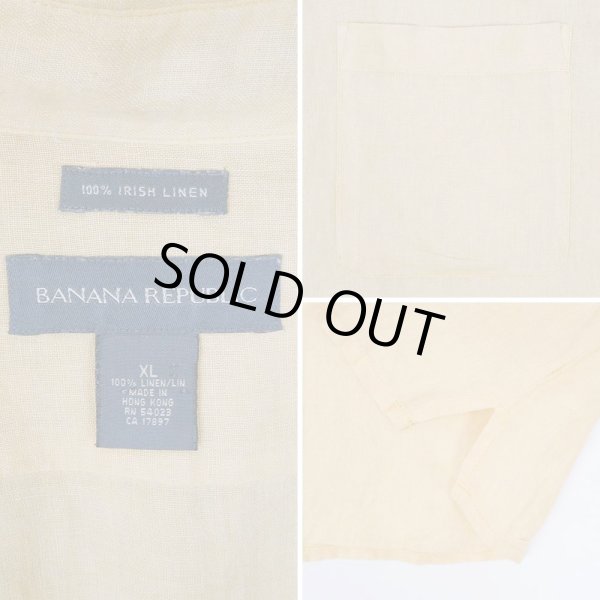 画像3: 90-00's Banana Republic S/S リネンシャツ (3)