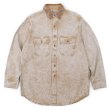 画像1: 90's Carhartt ブリーチ加工 ダックワークシャツ (1)