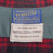 画像2: 50's Pendleton オープンカラー ウールシャツ “Black × Red Plaid” (2)