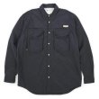画像1: 90's Columbia PFG ナイロンフィッシングシャツ “BLACK” (1)