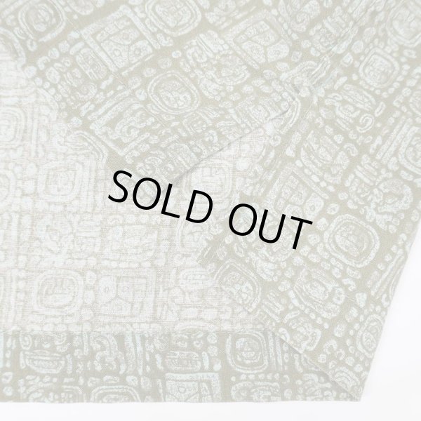 画像4: Early 00's L.L.Bean 総柄 オープンカラーシャツ "GREEN BASE" (4)