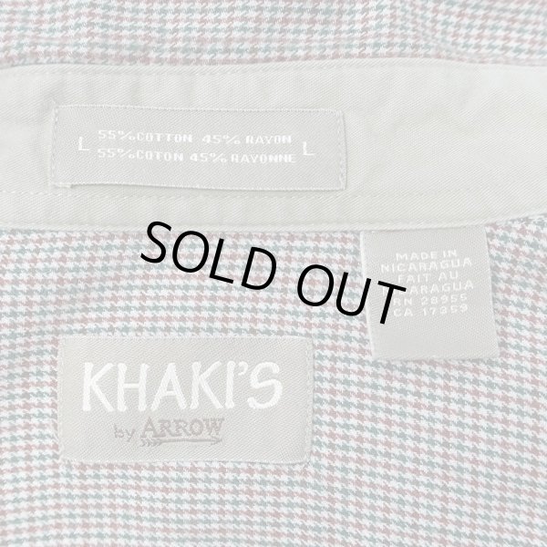 画像2: 90-00's KHAKI'S by ARROW レギュラーカラーシャツ "COTTON × RAYON" (2)