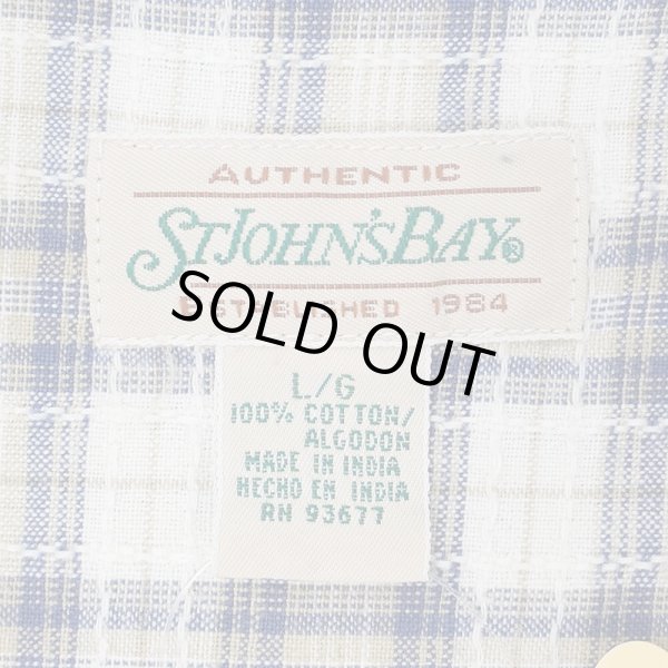 画像2: 90's ST JOHN'S BAY S/S ボタンダウンシャツ (2)