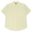 画像1: 90-00's LANDS' END S/S シアサッカー ボタンダウンシャツ "3点留め" (1)