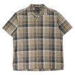 画像1: Late 90's Dickies S/S オープンカラーシャツ “Black Plaid” (1)