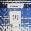 画像2: 00's GAP ヘビーネルシャツ “Blue Plaid” (2)
