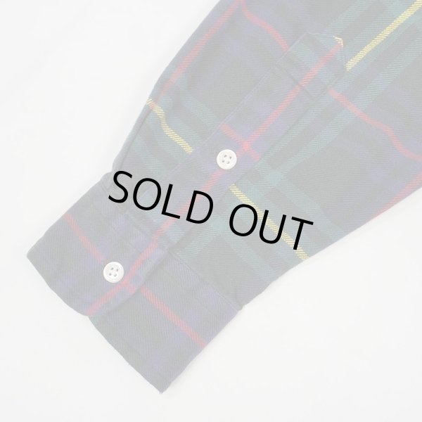 画像4: 90's Polo Ralph Lauren フランネル ボタンダウンシャツ “BLAKE / Black Plaid” (4)